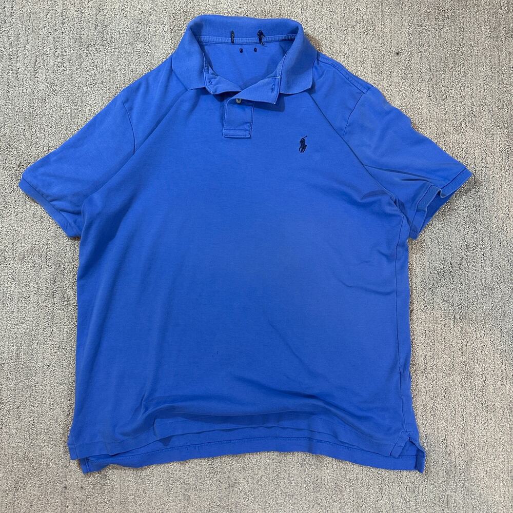 Blue Y2K Style Polo Ralph Lauren Polo Shirt